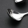 Vajilla de Acero Inoxidable 304, Estilo Coreano y Europeo, Cuchara Grande de Cola Puntiaguda, Cuchara para Sopa Profunda, Cuchara Multifunción, Cuchara para Sopa de Doble Propósito