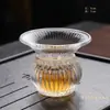Colador de té al por mayor, filtro de té de vidrio transparente, colador de hojas de té, malla filtrante, filtro, accesorios para juego de té Kung Fu
