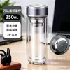 Suministro de fábrica termo de vidrio de doble capa vaso publicitario con logotipo imprimible regalo publicitario vaso de vidrio vaso de agua