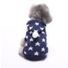 Ropa para Mascotas Transfronteriza Tejido de Punto Copo de Nieve de Halloween Ropa para Perros y Gatos Otoño e Invierno Cuello Alto Ropa para Cachorros