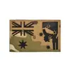 IR reflective Australian patch badge laser engraved badge nylon Velcro double-sided armband flag spot
