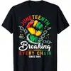 Camiseta Masculina de Manga Curta com Estampa de Carta Original Americana Transfronteiriça Verão Tendência Marca Design Versátil Solta Algodão Top