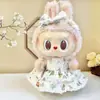 Solo Ropa de Muñeca38cm Labubu Muñeca de Vinilo de Felpa Ropa de Repuesto Labubu Ropa de Muñeca Vestido Mokoko