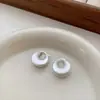 Brincos de Clipe Geométricos Irregulares de Superfície Fosca em Formato U de Nicho de Alta Qualidade Estilo Francês para Mulheres, Brincos Criativos Tendência Únicos