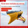 Pá de neve montada em veículo, pá de neve, estrada municipal, carregador destacável, remoção de neve, rolo, escova, instalação de saneamento, varredor de neve