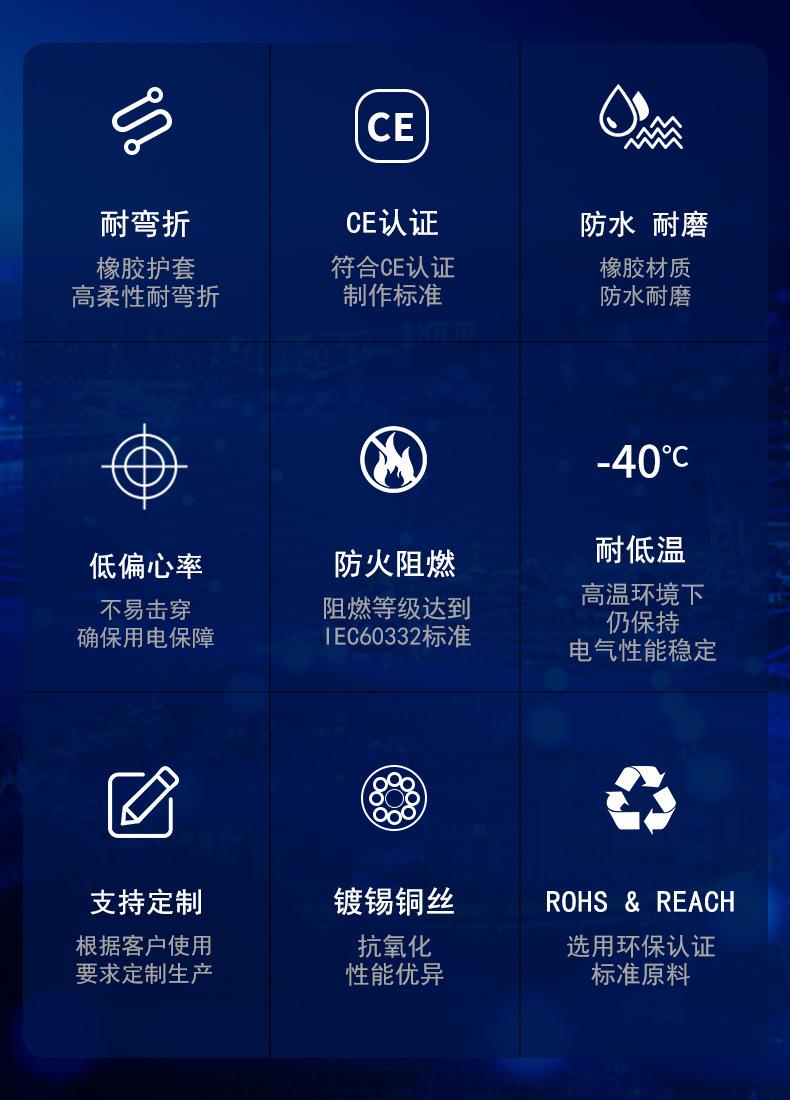 耐低温扁电缆