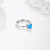 Anillo de Acero Inoxidable para Mujer, No se Desvanece, Lujo Ligero, Anillo de Ópalo de Gama Alta, Personalizado con Muestras, Gran Cantidad, Precio Excelente, Fabricante de Origen