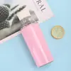 Nueva taza creativa para cold brew de boca pequeña, recipiente transparente para té, aislamiento de doble capa de acero inoxidable, taza deportiva portátil para exteriores
