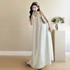 Vestido de Maternidade Verão 2025 Estilo Coreano Flores Novo Estilo Chinês Estilo Nacional Temperamento Emagrecedor Estilo de Férias Celebridade da Internet Mulheres Grávidas