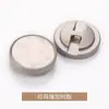 Abrigo pequeño de metal cosido a mano estilo Chanel, gabardina, suéter con botones tejidos, tacto de alta gama