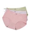 Ropa interior Xiangsherman para mujer, algodón simple, cintura baja, adorno simple en la cintura, cómoda, transpirable, suave y delicada con la piel