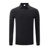 Algodón de Seda de Hielo Otoño Camisa Polo de Manga Larga Venta al por Mayor Logo Impreso Ventas Tienda 4S Ropa de Trabajo Empresa Corporativa Ropa de Trabajo Elegante