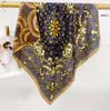 Rao Yun Colección Nueva Primavera 2026 Bufanda Cuadrada Imitación Seda Lana Floral Retro 70cm Chal Bufanda de Cuello Venta al por Mayor