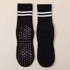 Calcetines de Yoga para Mujer, Calcetines Antideslizantes Profesionales de Media Pantorrilla para Pilates, Calcetines de Piso para Deportes de Interior, Calcetines Largos de Verano para Mujer