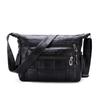Bolso de Moda para Mamá Transfronterizo Nuevo Bolso de Mujer Multicapa Gran Capacidad Cuero Suave Hombro Bandolera Bolso Sencillo Retro Sobaco