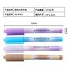Super Suave Protección Ojos Resaltador Color Degradado Pincel Marcador para Estudiante Pluma Multicolor Pluma Color Flash Gran Capacidad Pluma para Cuenta de Mano