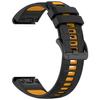 Correa de silicona bicolor para reloj Garmin Fenix8 Enduro3, correa de reloj oficial del mismo estilo.