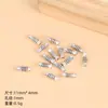 DIY 100 Embalagens Acessórios para Joias de Liga Prata Tibetana Retro Contas Separadoras Contas Tubo Contas Soltas Cotovelo Mão Acessórios para Colar