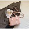 Exterior Sencillo Popular Popular Estilo Coreano Sentido de Alta Gama Moda Bolso de Cubo de Mano Elegante para Viajeras Bolso Bandolera de Ocio para Damas