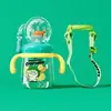 Copo com canudo, formato de baleia, térmico, bico spray, para uso doméstico, copo de beber, copo de bebê, copo de água para crianças, adequado para jardim de infância