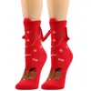 Nuevos Calcetines Navideños Populares de Amazon Transfronterizos Otoño e Invierno Algodón Calcetines Magnéticos de Moda Calcetines de Media Pantorrilla Fabricante