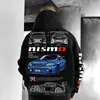 Comércio Exterior Novo Estilo Gótico Perfil Grande Moletom de Capuz Manga Longa Harajuku para Homens e Mulheres Casais Hip-Hop Moletom Retro Outerwear