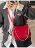 Bolso de Axila de Cadena de Cuero Encerado al Aceite de Nicho Popular Transfronterizo Bolso de Mujer 2025 Nuevo Estilo Bolso de Hombro Cruzado Moderno