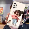 Adecuado para funda de teléfono S25ULTRA de TPU suave A54, chica de las gafas de sol A17, cubierta protectora S26PLUS linda A90, A16