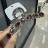 Pinza grande para el pelo de estilo minimalista coreano, pinza retro popular para mujeres, adecuada para recogidos en la parte posterior de la cabeza, accesorio de pelo de alta gama