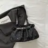 Bolsa de mano de moda retro elegante de nicho de verano 2026 para mujer, Bolso de hombro casual para debajo del brazo