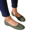 Estilo Novo Primavera 2026 Sapatos Casuais Planos Slip-On de Bico Redondo, Boca Rasa, Tamanho Grande Sapatos Planos Retrô para Mulheres