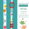 Alça de Silicone Portátil para Garrafa de Água com Sling para Água Mineral, Alça Transversal para Garrafas de Bebida, Alça com Fivela para Garrafas de Água