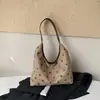 Bolso de Mano con Flock de Gamuza para Mujer 2026 Nuevo Otoño Retro Viaje Bolso de Hombro con Lunares Bolso Tote de Gran Capacidad
