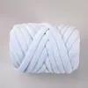 Suministro Especial Transfronterizo de Hilo Cardado de Terciopelo de Cristal 3cm Manta Hecha a Mano DIY Hilo Grueso Hilo para Cojín Tiras de Tela Hilo para Cama de Gato