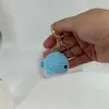 Novo Chaveiro/Pingente de Bolsa de Lã Artesanal com Desenhos Animados de Golfinho e Baleia Pronto para Venda