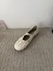 Primer Encuentro Jifa Marrón Francés Elegantes Zapatos Planos Mary Jane para Mujer Primavera/Otoño 2026 Nuevo Estilo Mary Jane Zapatos para Mujer Wanwan Shoes