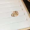 Elegante Anillo de Esmalte para Mujer, Diseño de Nicho Estilo Ins, Anillo Ajustable de Punta Abierta con Patrón para Dedo Índice, Anillo de Dedo del Pie, Directo de Fábrica