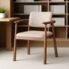 Silla con Reposabrazos Minimalista Moderna, Silla con Respaldo Estilo Nórdico, Silla de Reunión para Balcón, Silla de Té para Ocio, Silla de Anfitrión, Silla Individual