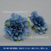 Flor Azul Flor Artificial Flor de Seda Pasador Flor Tocado Material Corona Pulsera Accesorio de Flor Hecho a Mano DIY Decoración de Cabeza con Flores