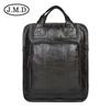 Mochila Vintage de Cuero Genuino Jiameda para Hombre de Gran Capacidad Bolso de Mano de Piel de Vaca Mochila para Portátil de 15.6 Pulgadas Bolso de Hombro