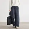 Pantalones de trabajo color caqui para hombre, nuevo modelo de otoño 2026, pantalones para hombre de Tencel Lyocell, pantalones anchos de pierna curva estilo americano