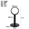 Aço inoxidável preto flange suporte de tubo suporte de cabeça redonda suporte de pé alto suporte de flange redondo suporte de tubo de pulverização de pó preto suporte de toalha de roupas suporte de vara de roupas