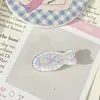 Horquilla Pez Pequeño Corazón de Niña Transparente Primavera y Verano Ins Versátil Dulce Linda Pinza Lateral para Flequillo Dibujos Animados Adorno para la Cabeza para Niñas
