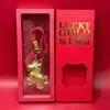 Llavero Dorado Dios de la Fortuna Año del Caballo con Bolas de Agua Colgante de Riqueza Instantánea Colgante para Bolso San Valentín Regalo de Año Nuevo