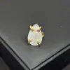Anillo Nuevo Estilo con Incrustaciones de Concha Natural, Moderno y Único, Joyería de Estilo Lujo Ligero Europeo y Americano, Diseño Abierto Ajustable, Venta al por Mayor