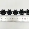 En stock 4 colores encaje de bordado de girasol soluble en agua 2,5 cm encaje de seda de leche accesorios de ropa DIY exclusivo transfronterizo