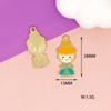 Princesa Série DIY Jóias Acessórios Branca de Neve Aisha Chaveiro Pingente Desenho Animado Animação Liga Óleo Gotas Transfronteiriças