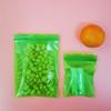 Bolsa verde autosellada, bolsa de PE, bolsa de sellado verde, bolsa de plástico de color, bolsa de accesorios de clasificación electrónica, nuevo material, paquete pequeño