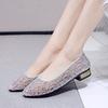 Sapatos de malha de verão ocos de camada única, sapatos femininos casuais respiráveis de malha plana, calçados de salto baixo estilo coreano, atacado