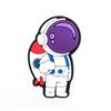 Serie de Astronautas Lindos de Dibujos Animados Agujeros Espaciales de Planetas Zapatos de Goma Hebilla de Zapato de Flor Accesorios de Zapato Desmontables DIY Regalo